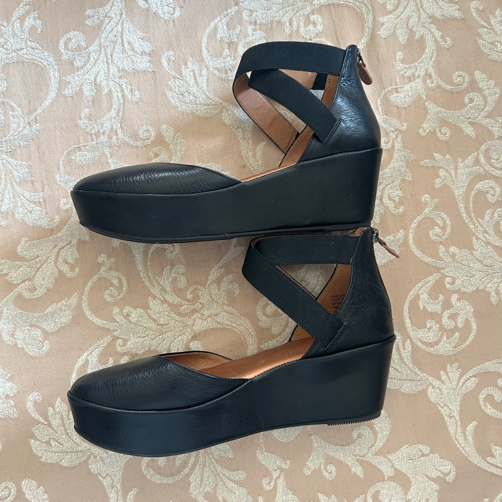 Gentle Souls Nyssa leather platform wedge - Picture 12 of 15